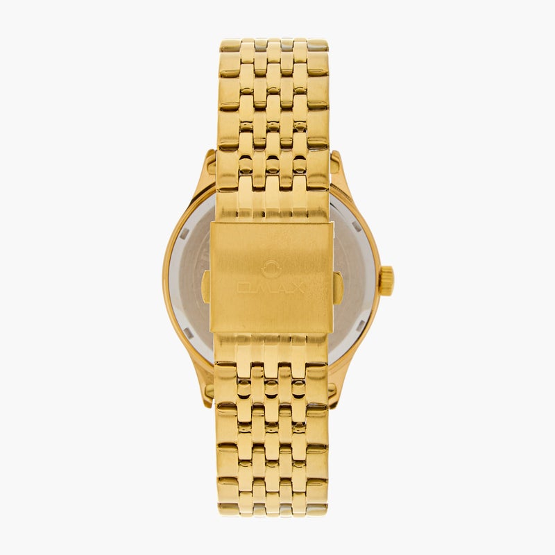 OMAX Gold Analog Wrist Watch for Men - Image 3